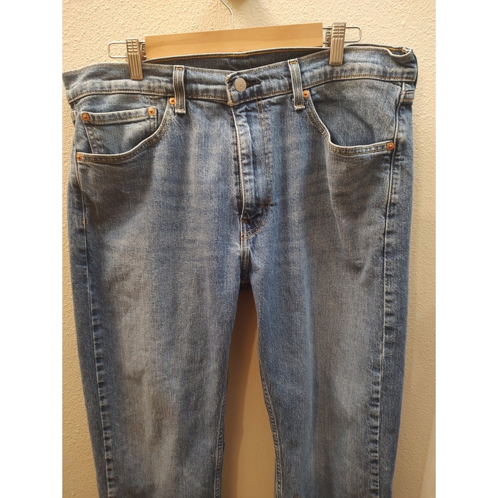Levis 505 Jeans Men's 36x30 Blue Red Tab Denim Regular Fit Cotton Levi's F10